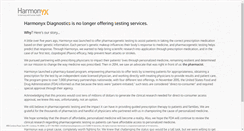 Desktop Screenshot of harmonyxdiagnostics.com